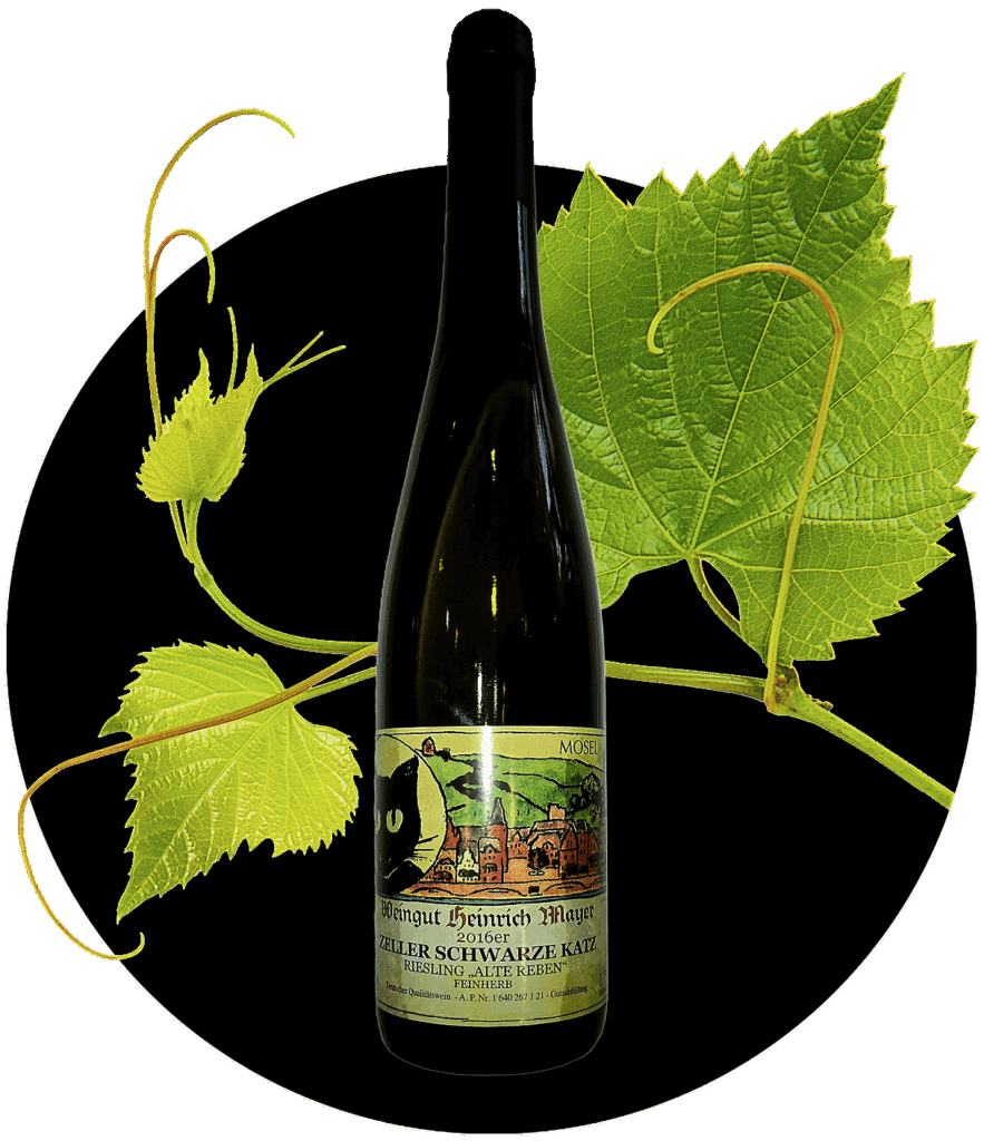 Riesling Heinrich Mayer Zell Mosel Schwarze Katz feinherb Alte Reben | WEIN HIPPIE